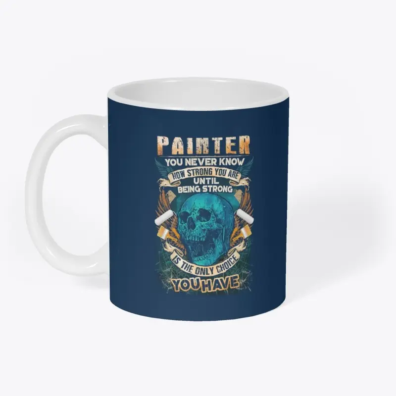 Painter Being Strong Hoodie